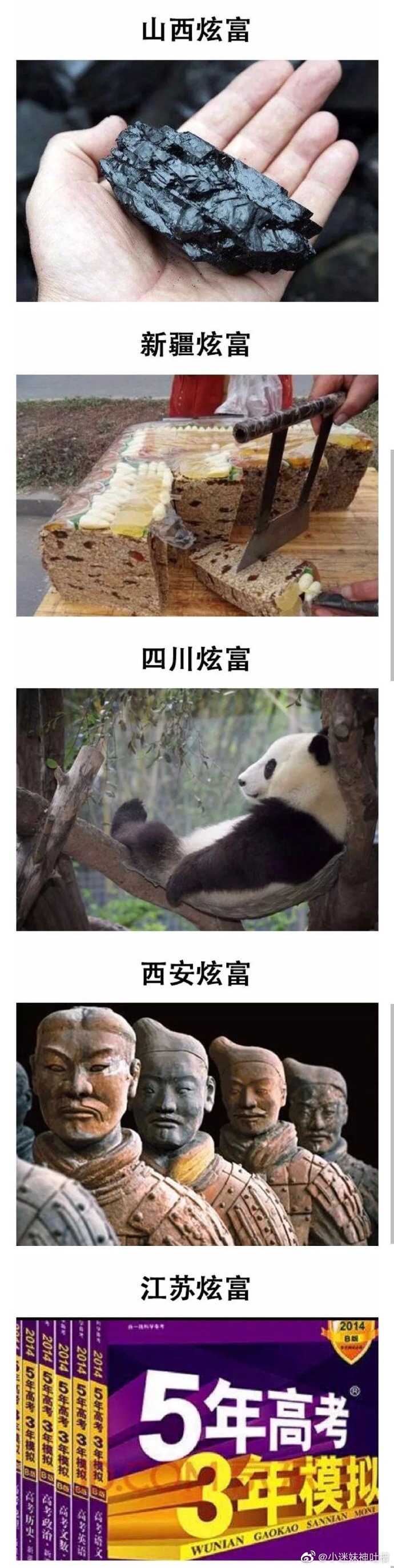 你们的省份怎么炫富的…… ​​​
