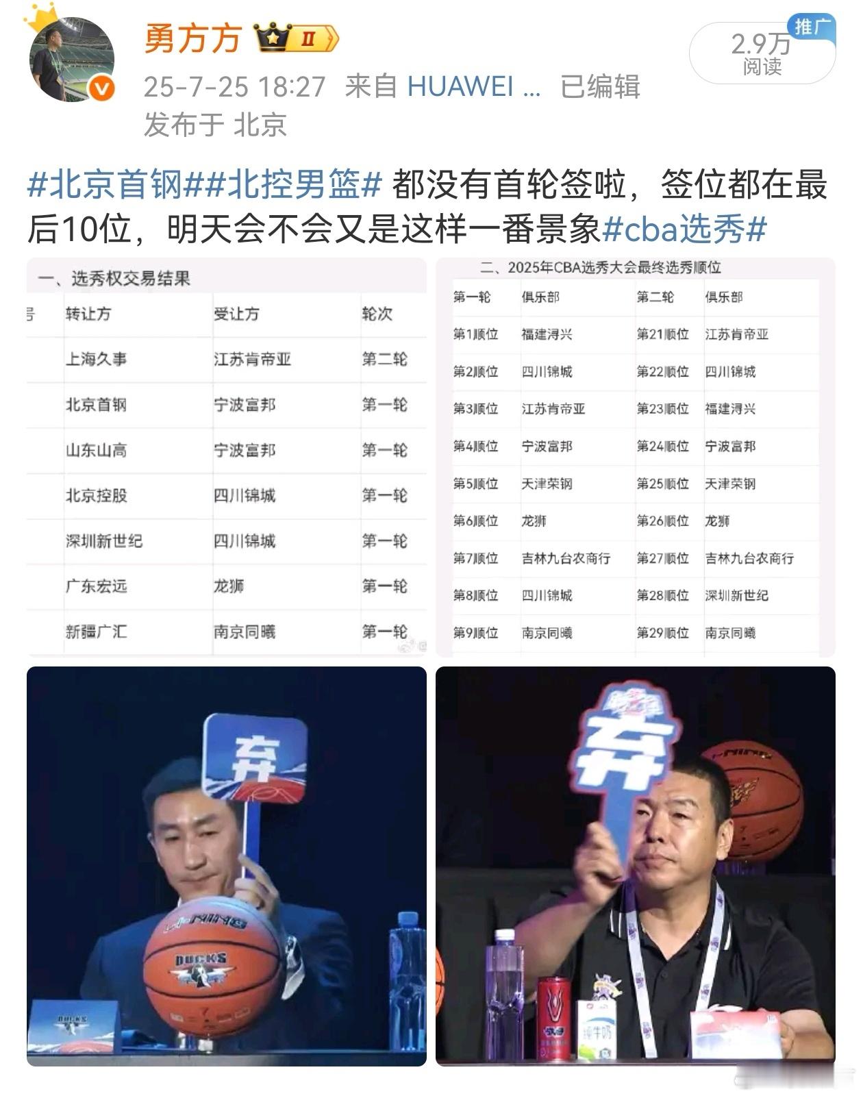 2025cba选秀大会 今年的选秀真快啊，果然和昨天说的一样，只是你们做不了表情