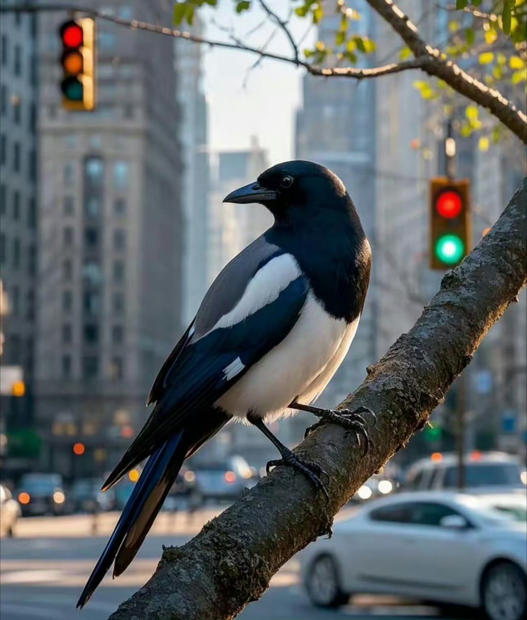 点赞这只喜鹊，2026年你会一直有好运！