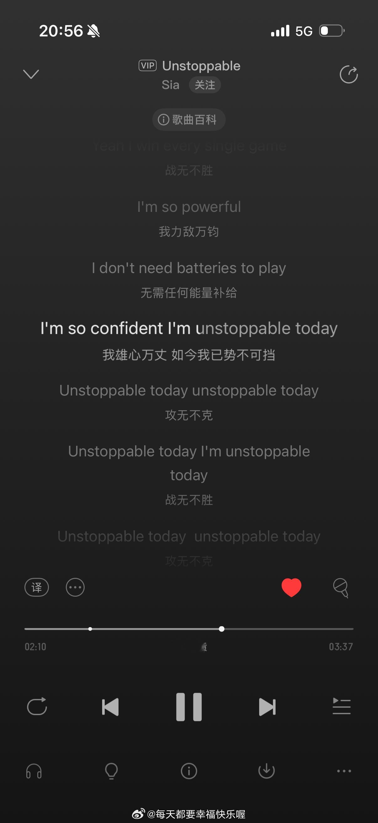 每次健身的时候听这个感觉好热血感觉自己是复仇者联盟里面的新英雄 