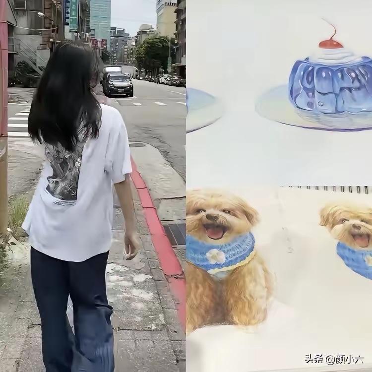 小菲把孩子们培养得很好，看看他女儿画的画，真的很棒。孩子们的世界很纯真，有什么都