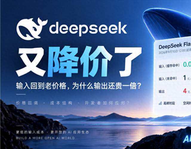 DeepSeek 涨价不到一个月，又开始往回调了。