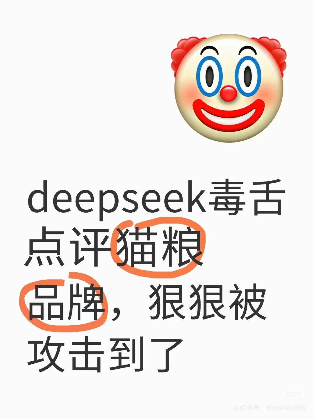 Deepseek猫粮测评（锐评版）