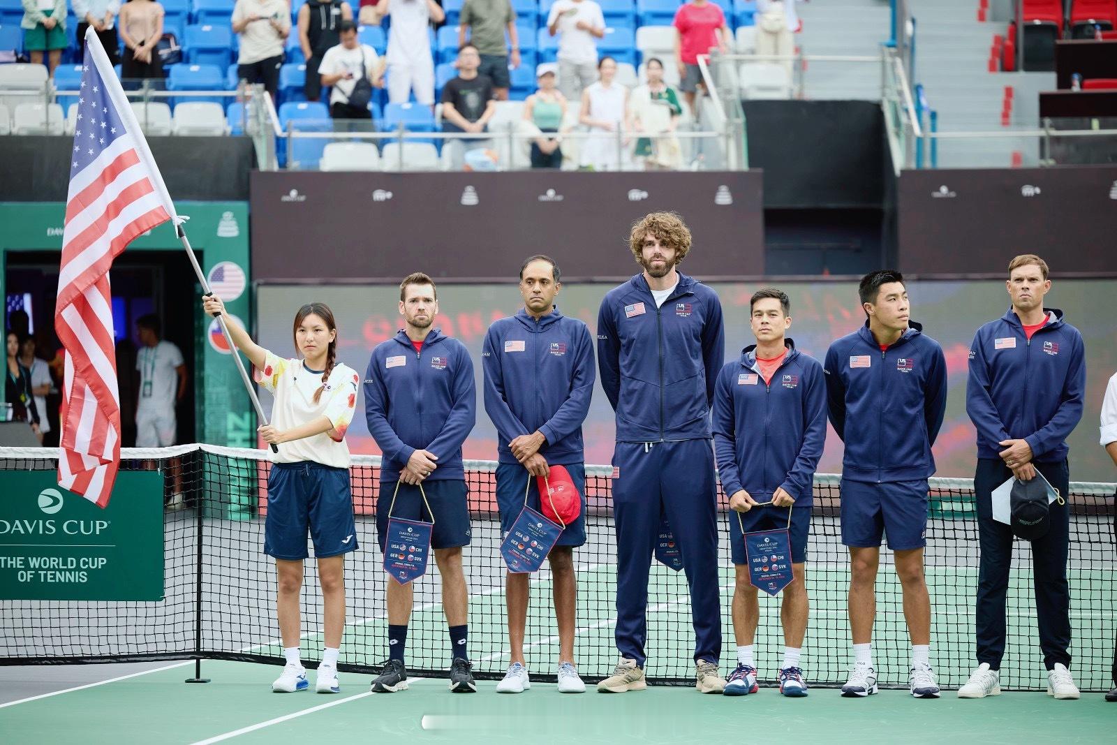 #2024戴维斯杯# 🇺🇸美国VS斯洛伐克🇸🇰随着今日第二场比赛中岛布兰