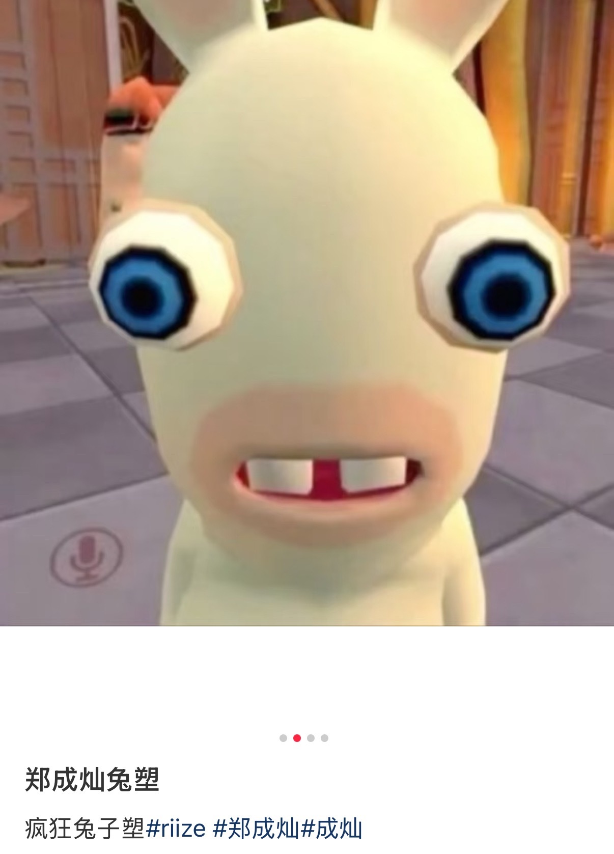 郑成灿fans怎么连韩维辰的疯狂兔子塑也要 copy