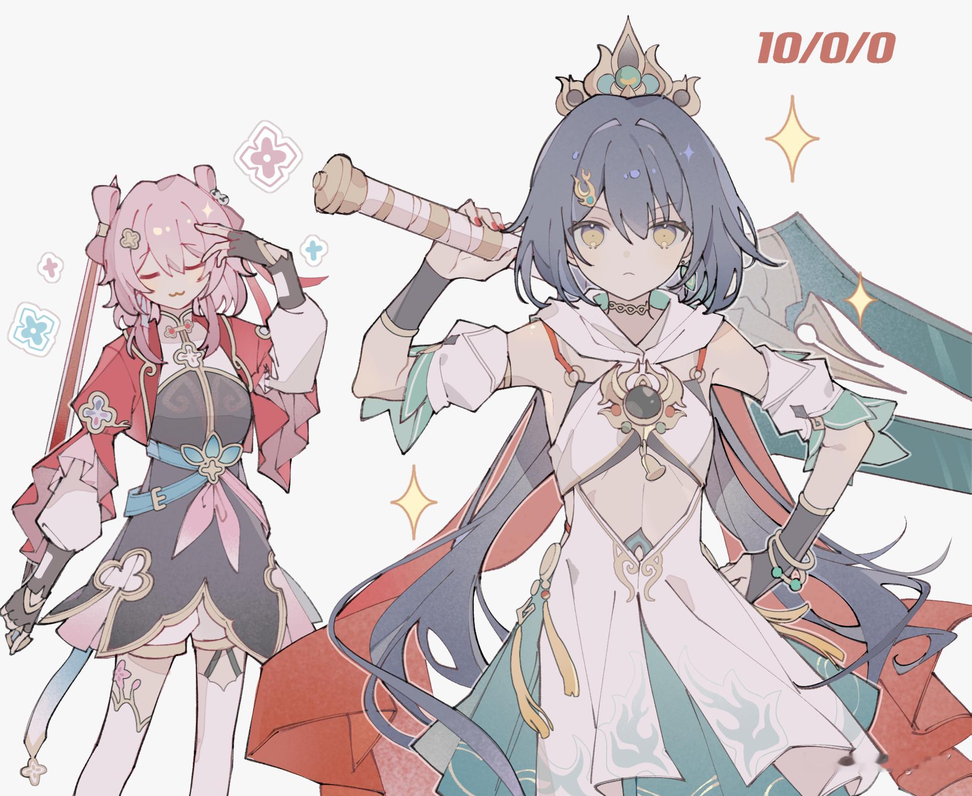 “我俩嘎嘎乱杀，本姑娘负责嘎嘎”#崩坏星穹铁道##星穹铁道2.4# ​​​