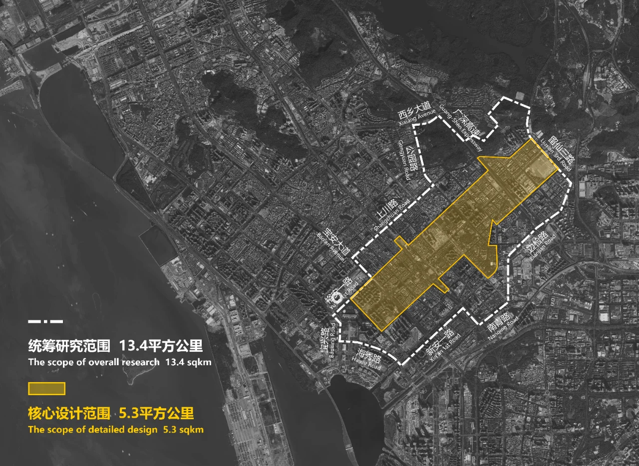 深圳市宝安创业路商务大道规划