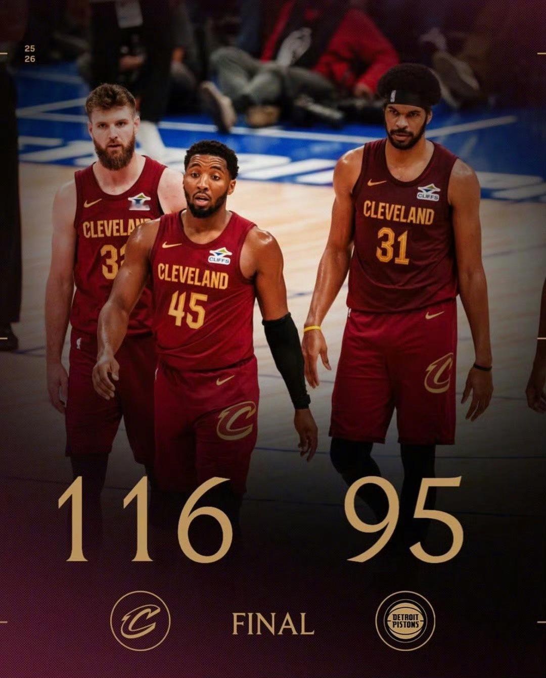 骑士vs活塞骑士nba 又是一场胜利拿下✌️ ​​​