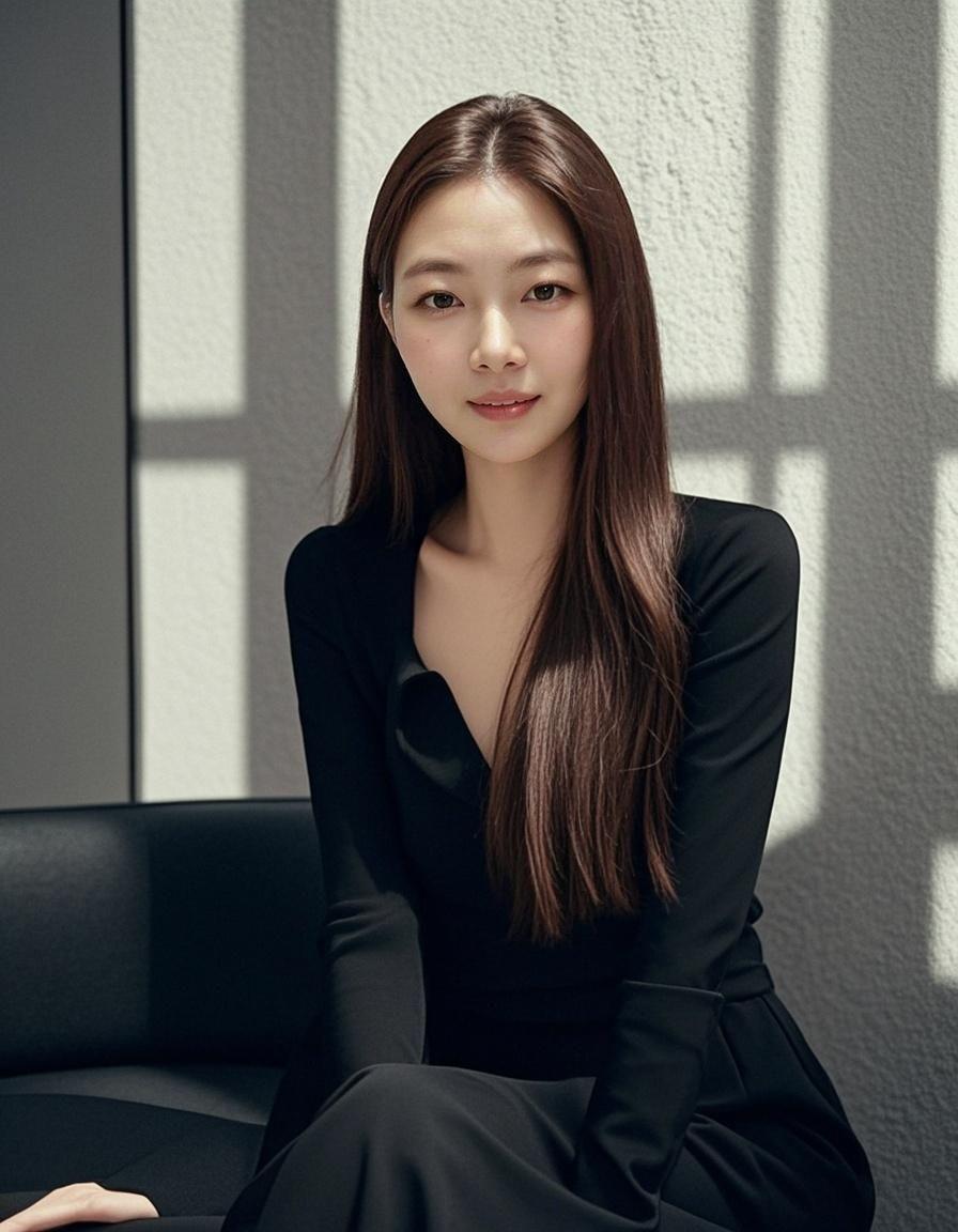 AI长发的优雅 穿搭上热门日常分享甜美女孩