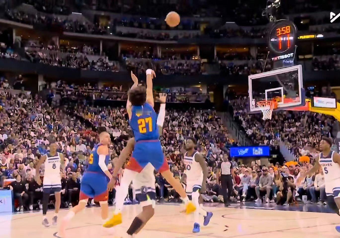 森林狼vs掘金好样的森林狼！我就跟不喜欢掘金