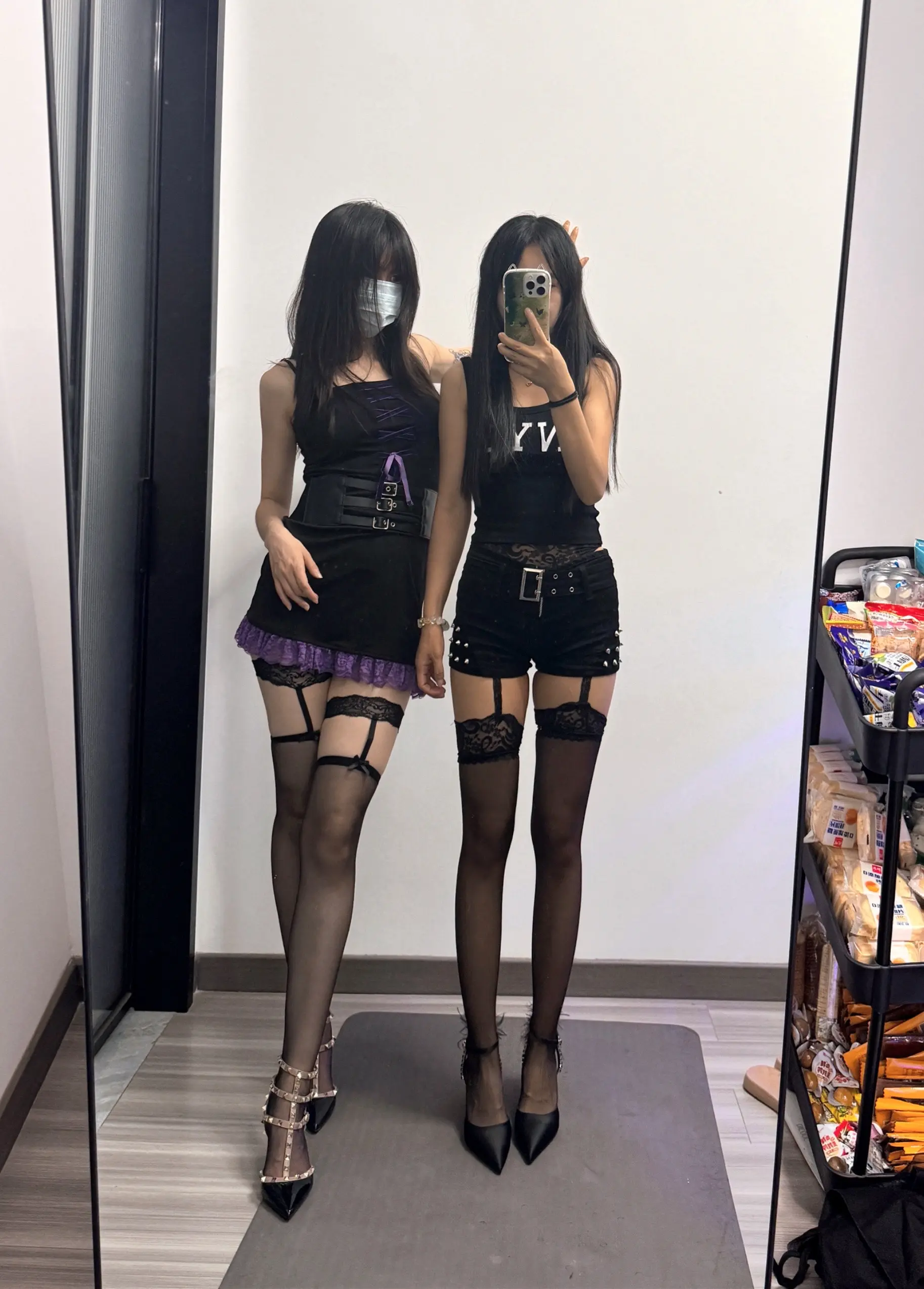 辣妹通用bgm 甜酷辣妹 姐妹拍照姿势 辣妹穿搭 穿搭