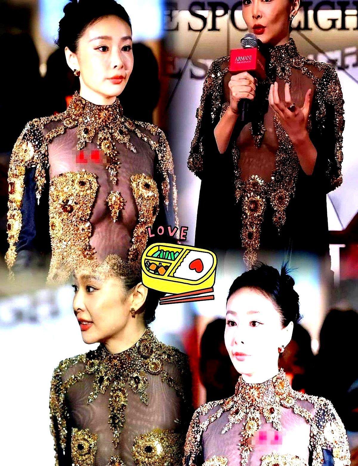 高叶这身透视装一出，全网炸锅。
有人喊她“女神”，有人骂她“博眼球”。
这事儿真