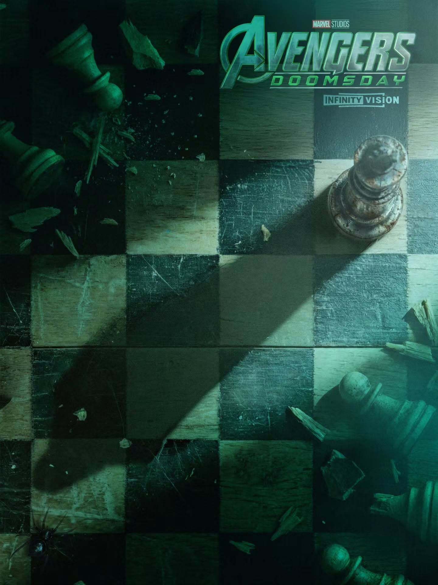 小罗伯特·唐尼分享的《复仇者联盟5 》海报，原作者是BossLogic