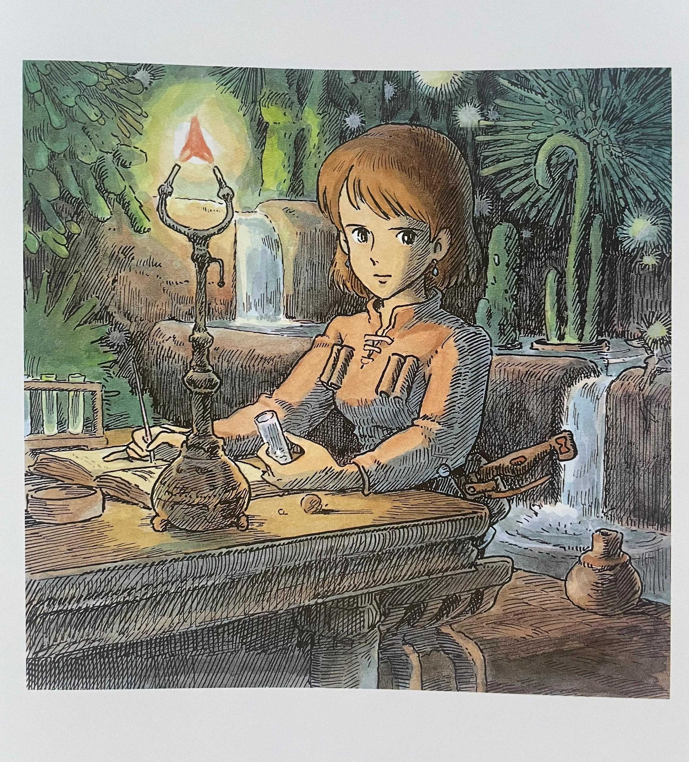 宫崎骏 风之谷水彩画集 