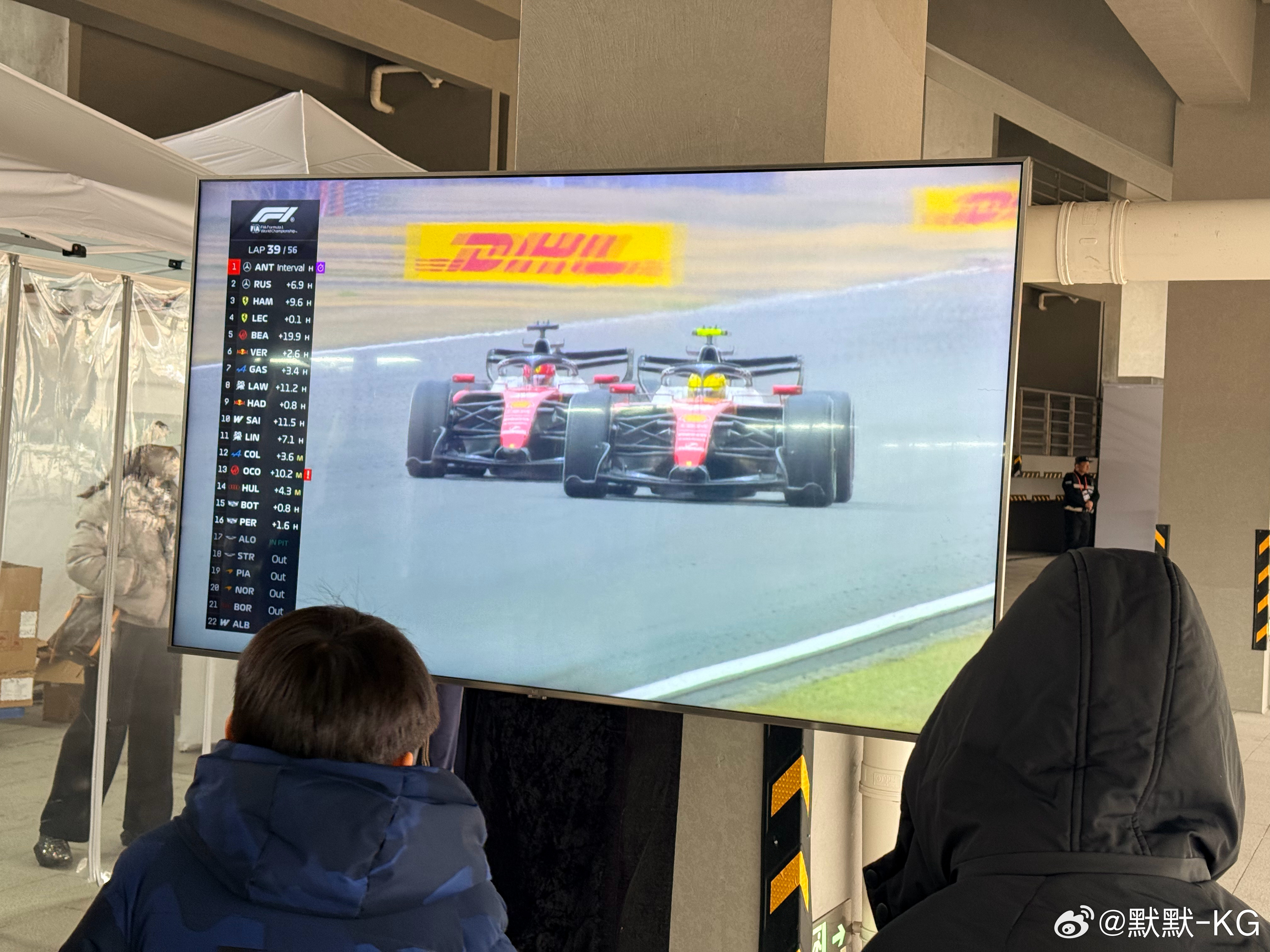 今天的上赛太冷啦！！！！冻死。 