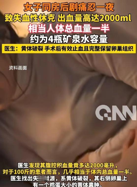 黄体破裂不是做错事，

2000ml血流失得悄无声息，

那一晚到底谁该伸手？