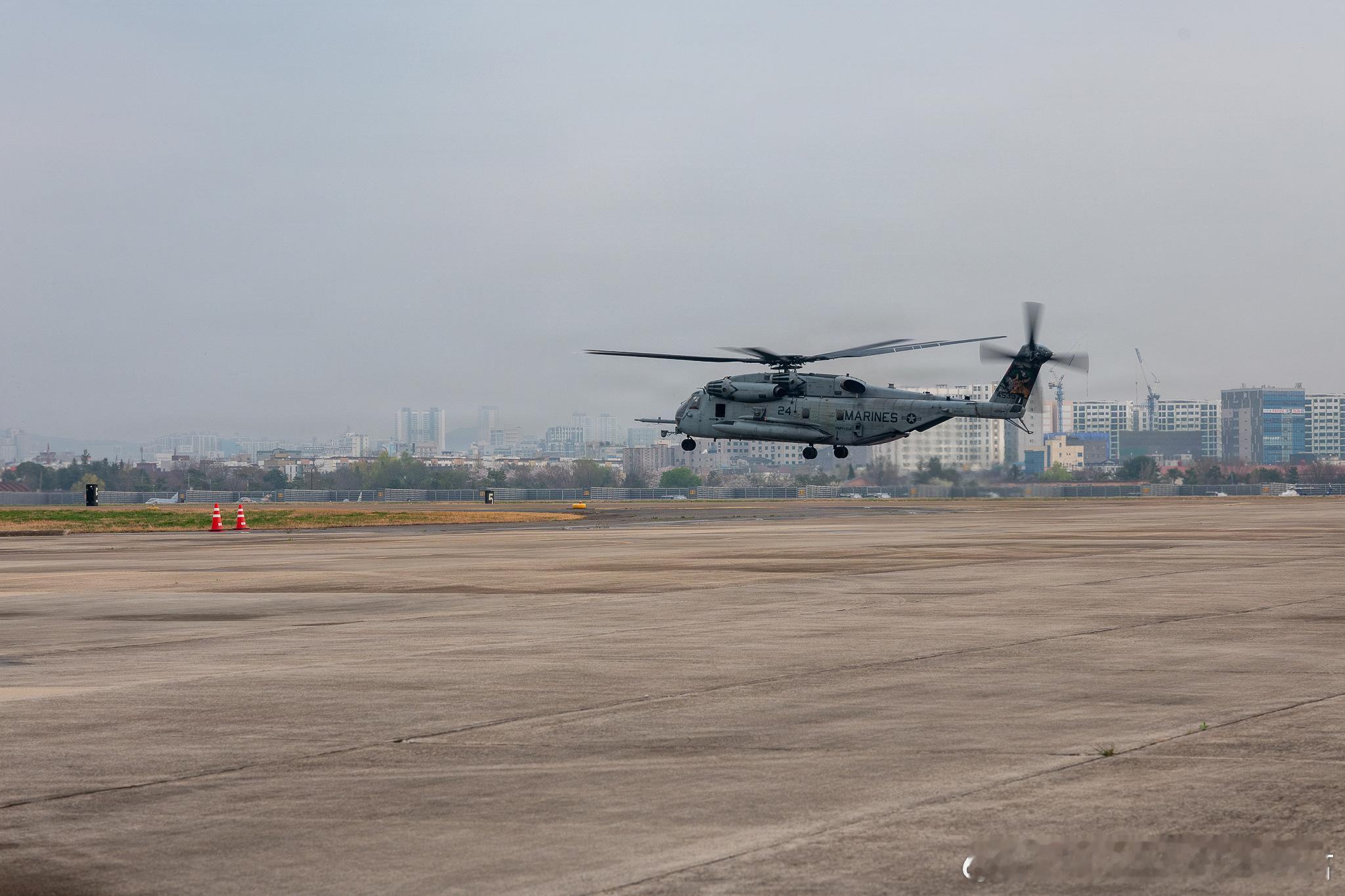 2026年4月6日，韩国京畿道水原空军基地，第466重型直升机中队 