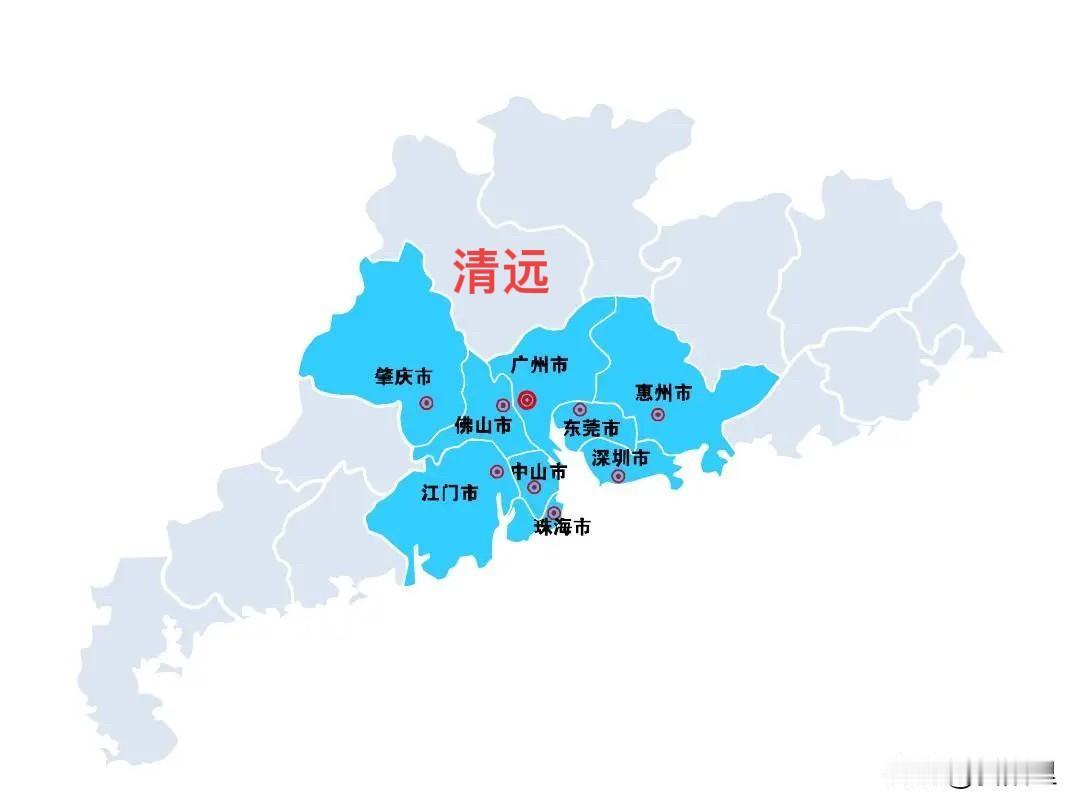 肇庆有啥资格成为珠三角一员？清远为何不能加入？珠三角九市中，有明确的都市圈范围。