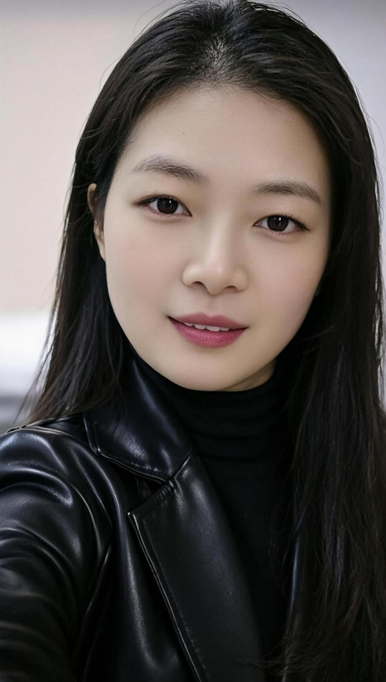 AI皮装自拍 甜美女孩穿搭 优雅气质写真 甜系女孩 颜值