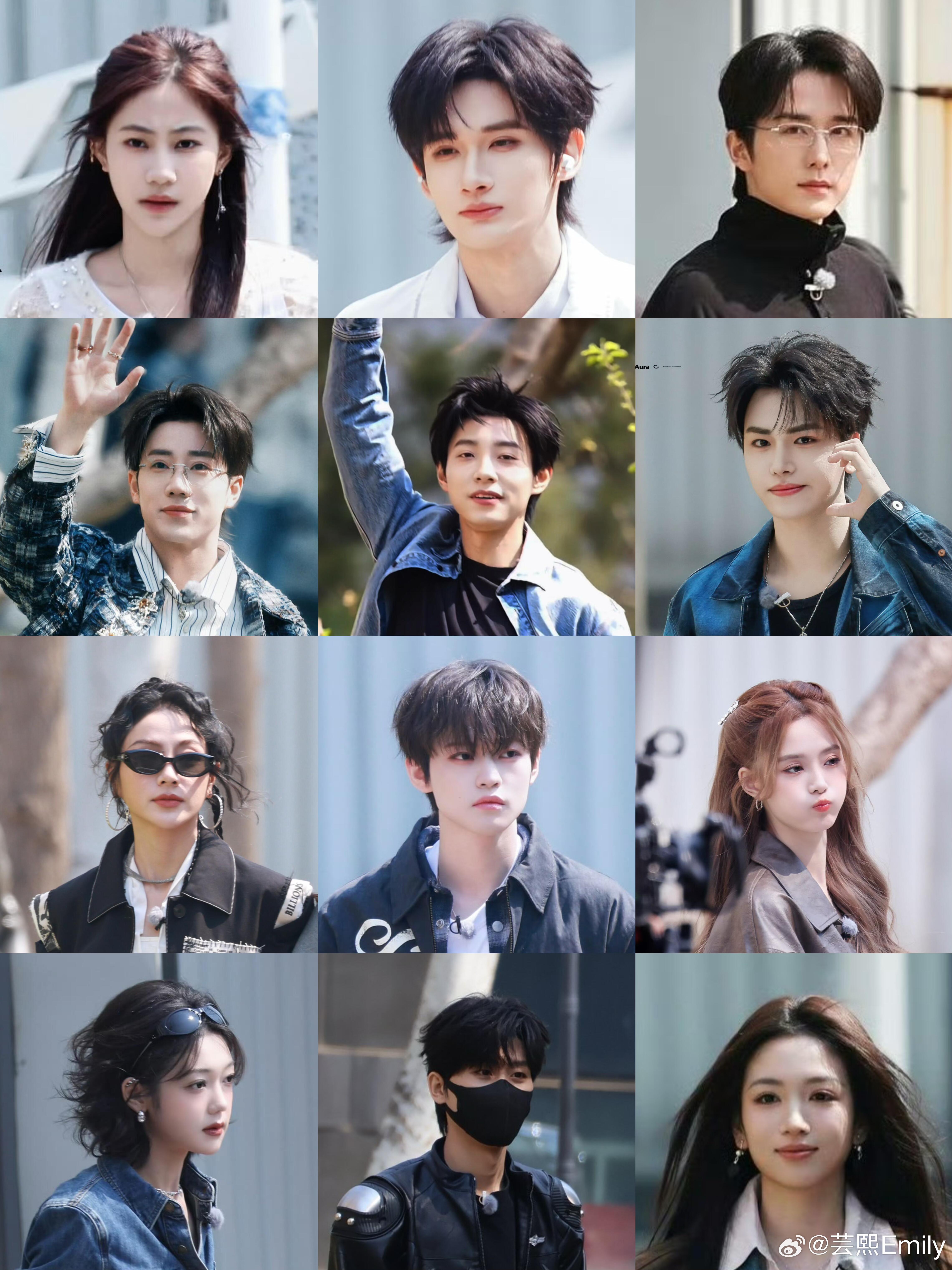 超燃青春的合唱今日录制路透张新成、袁一琦、余宇涵、希林娜依高、徐艺洋、鹭卓、马小