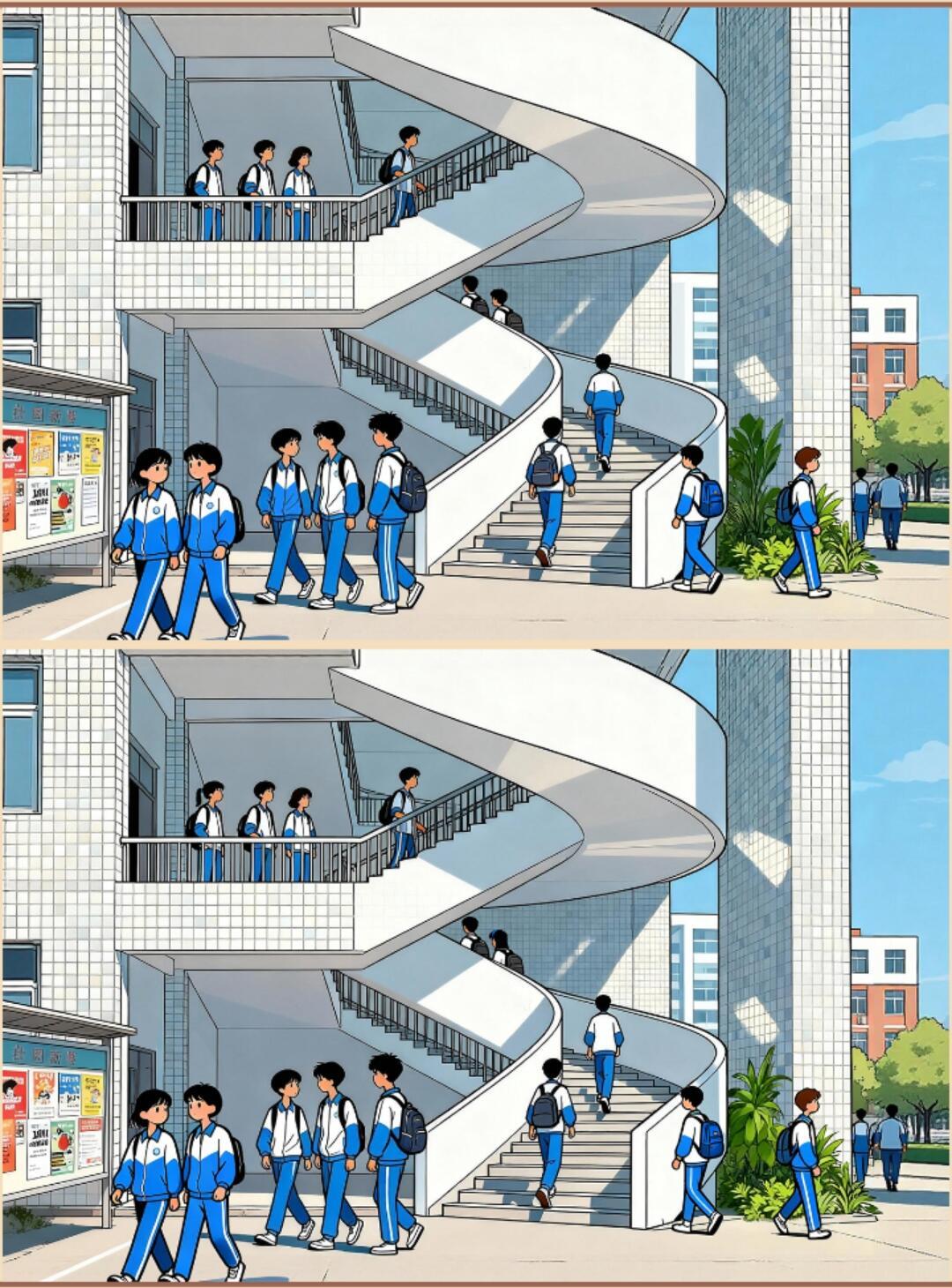 找不同，据说总共有一共15处不同，你能全部找出来吗？