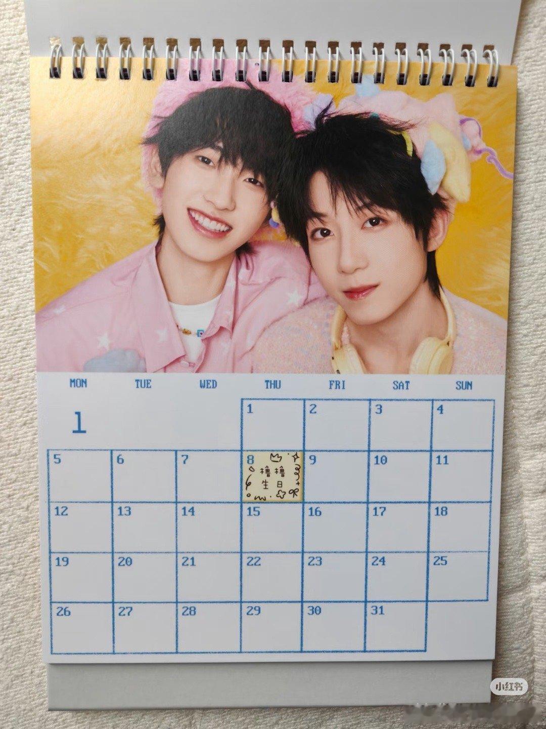 tg 每个月台历封面和小贴纸 