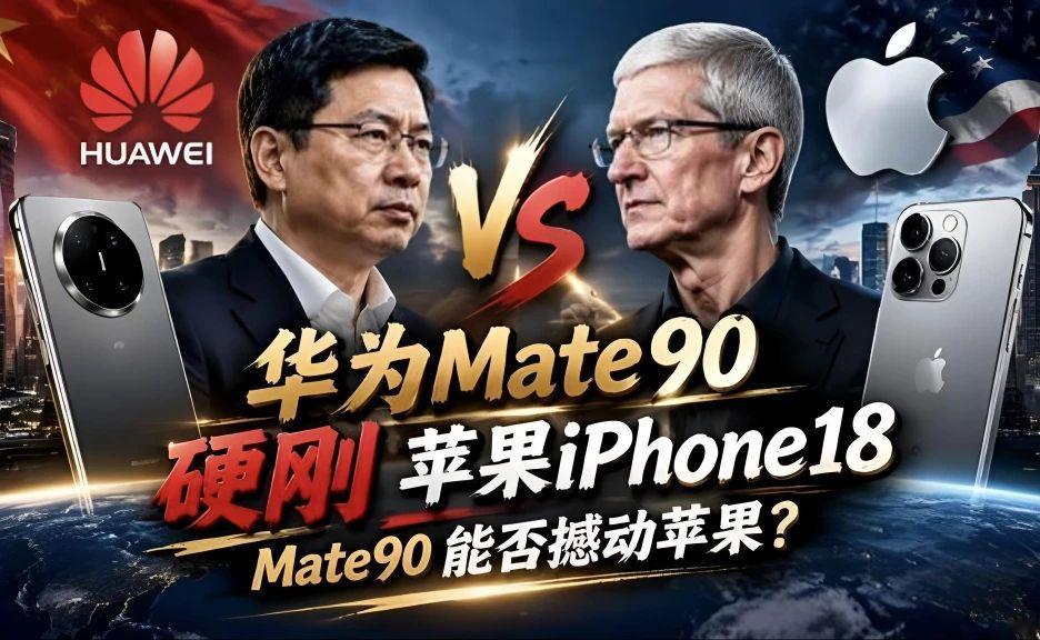 华为Mate90国庆开售，硬刚iPhone18？如果预算充足你会选谁？