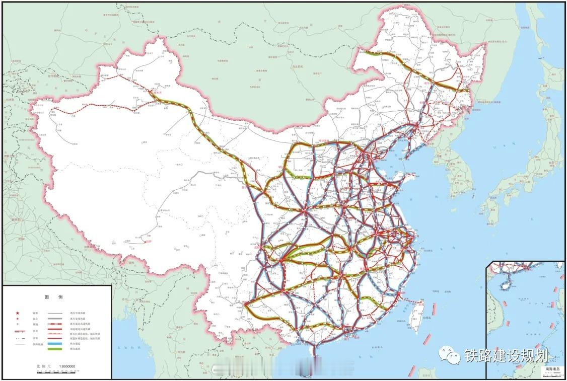 高铁头条【国家“八纵八横”高铁网最新建设进展！2030年仍难全部建成→】2016