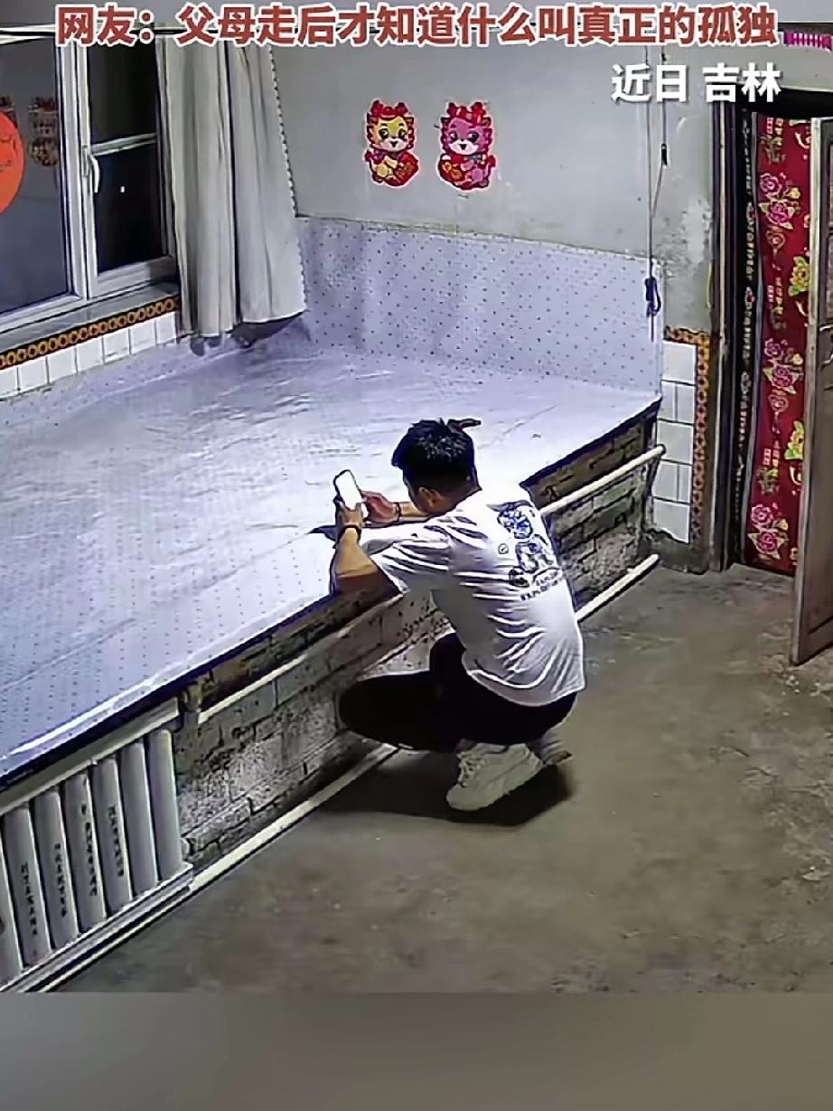 父母一年内相继去世，儿子独自坐在老家小院想念父母，父母走后才知道什么叫真正的孤独