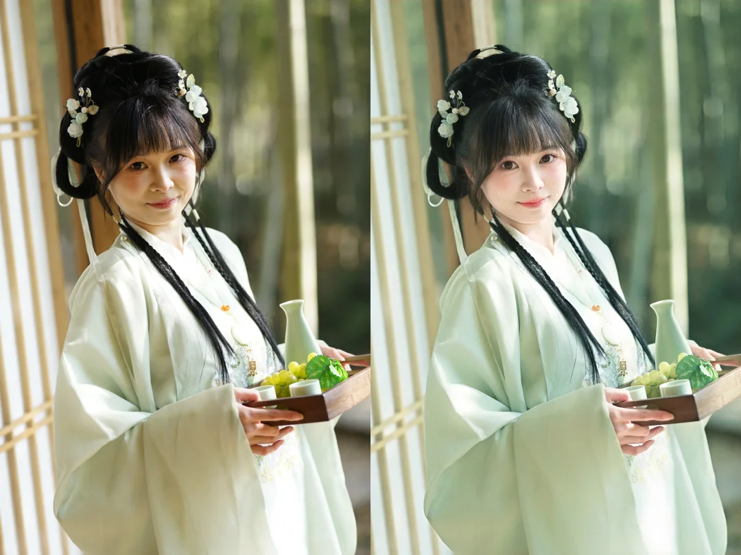 修图前后对比、修完后也太惊艳了吧