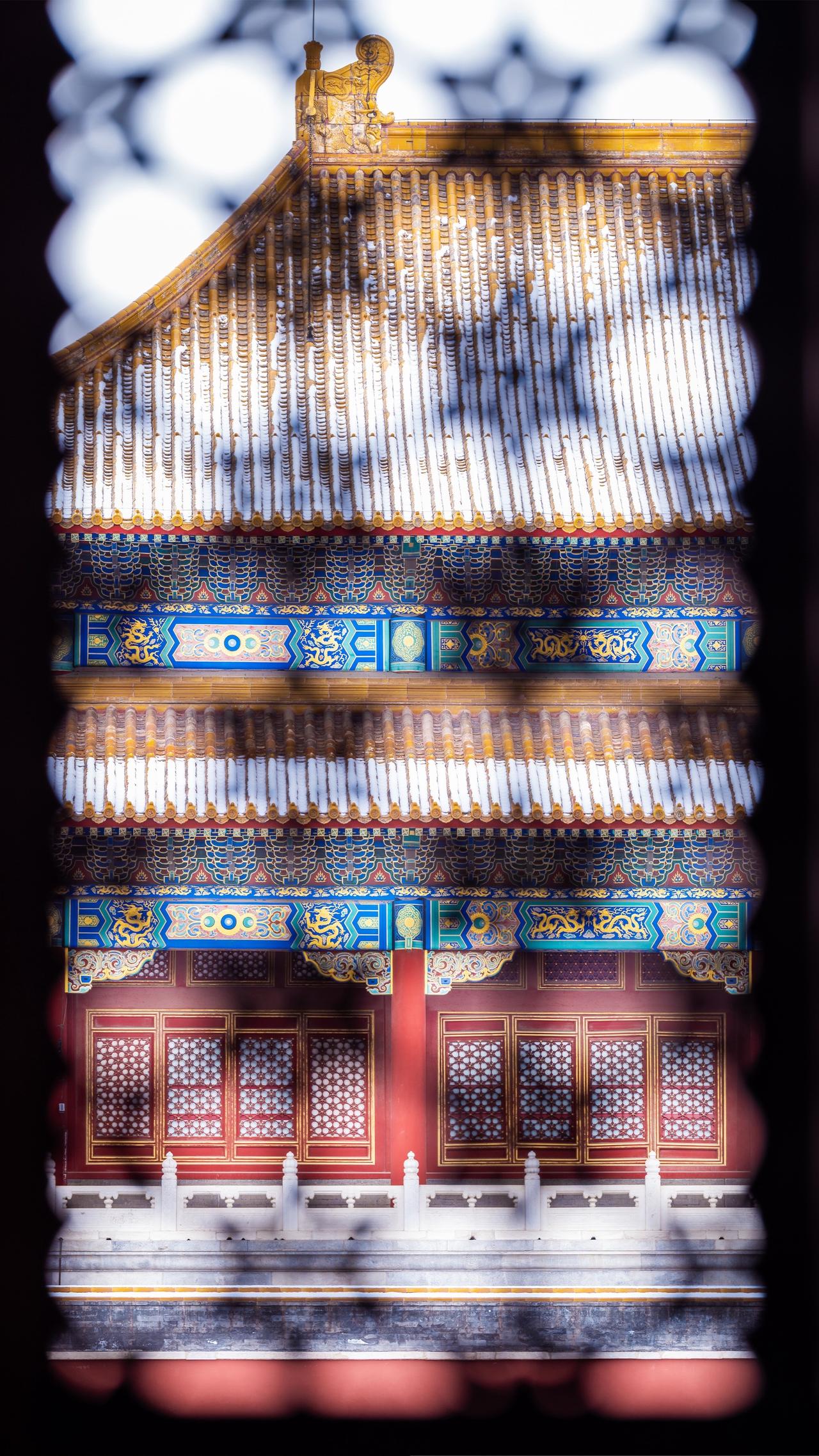 故宫雪景的一些碎片！
北京第一场雪