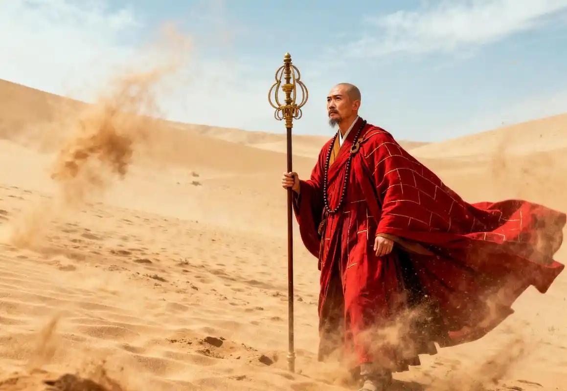 玄奘西行：九环锡杖的佛缘
        贞观三年，玄奘法师孤身一人，偷偷穿越玉