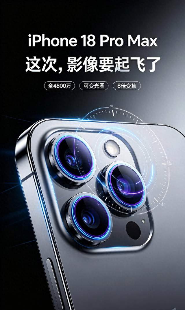 iPhone 18 Pro Max这次，影像要起飞了