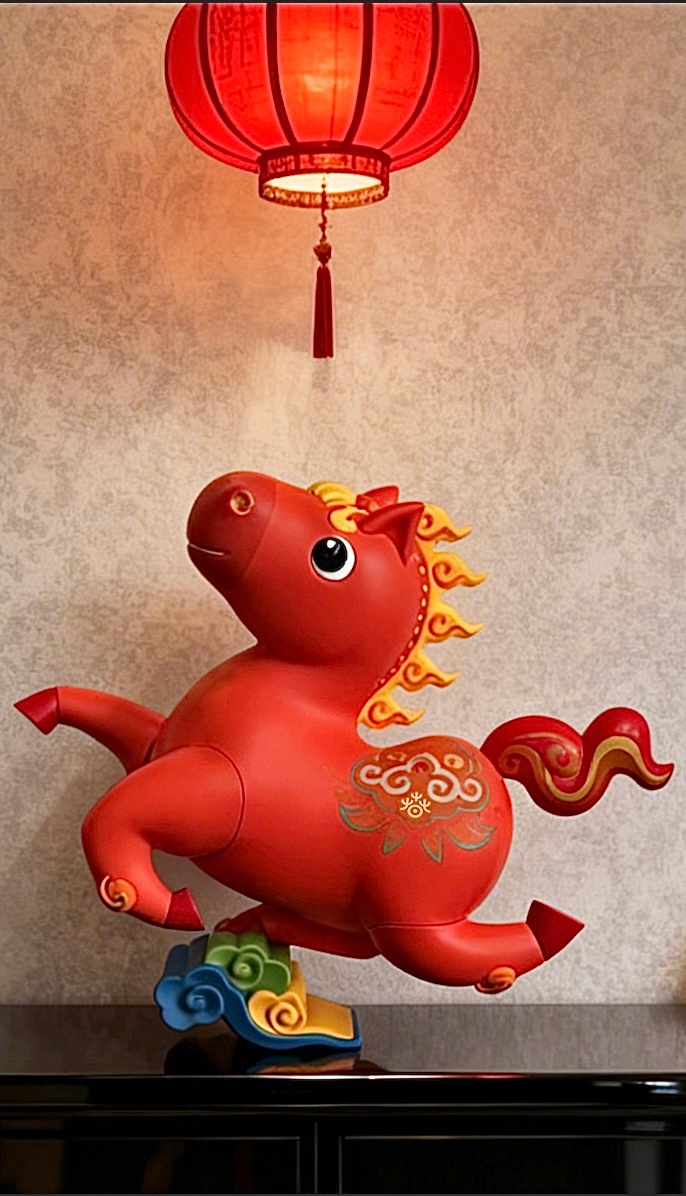 11月25日，文化和旅游部发布2026年“欢乐春节”吉祥物“吉祥马”。“吉祥马”