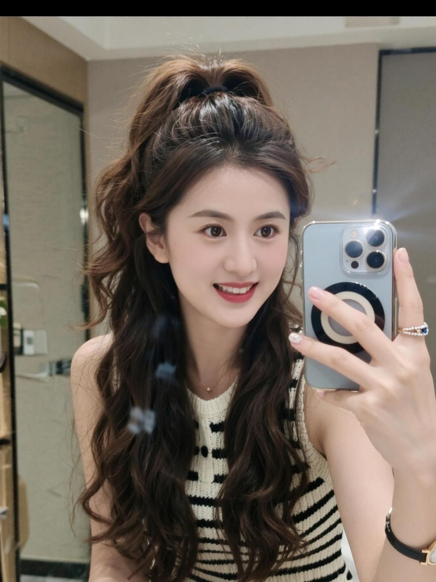 待我长发及腰，烫这个发型可好