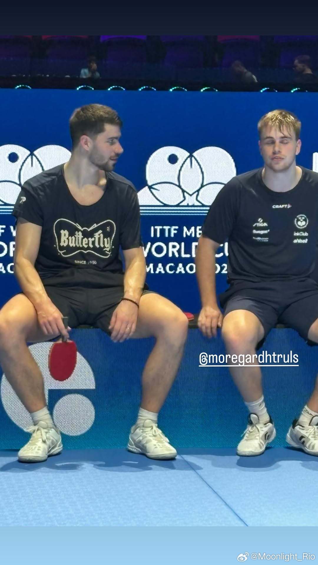 澳门世界杯2026 训练结束后的弗朗西斯卡、莫雷加德 