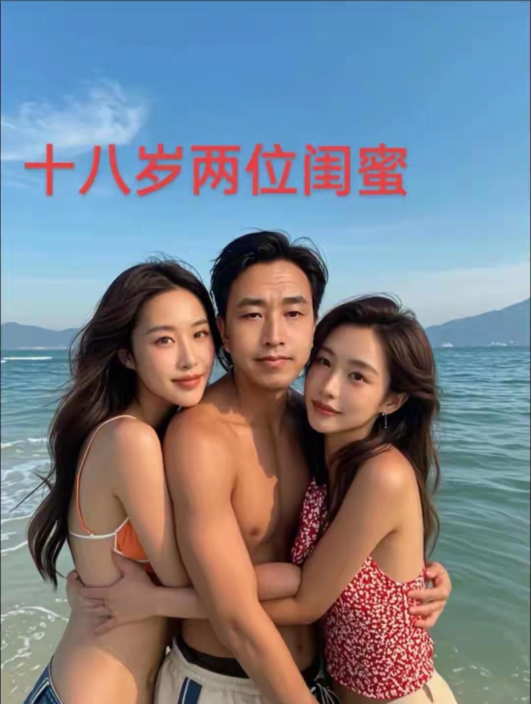 这位哥们可真的是左拥右抱啊！看不出来这小哥才18岁！不像啊！