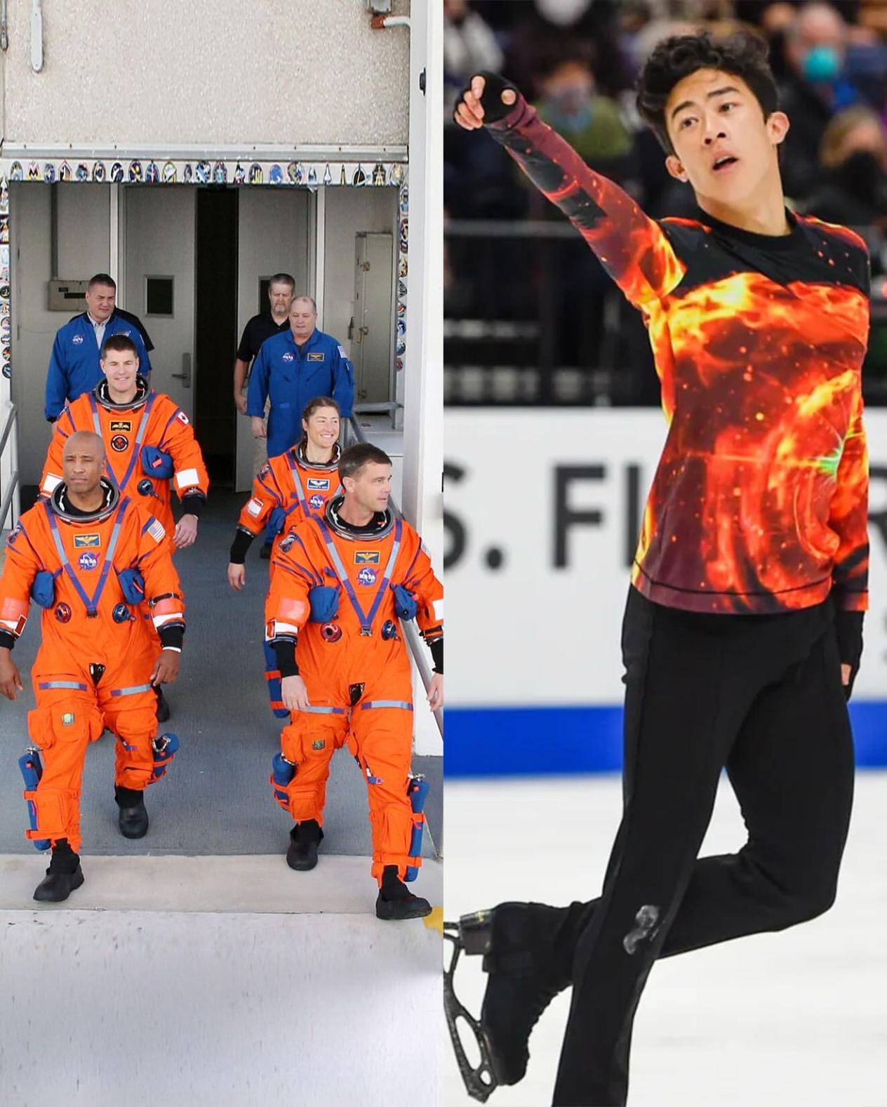 Vera WANG发的火箭与火箭人🚀👩🚀作为设计师真心欣赏自己设计的衣服 