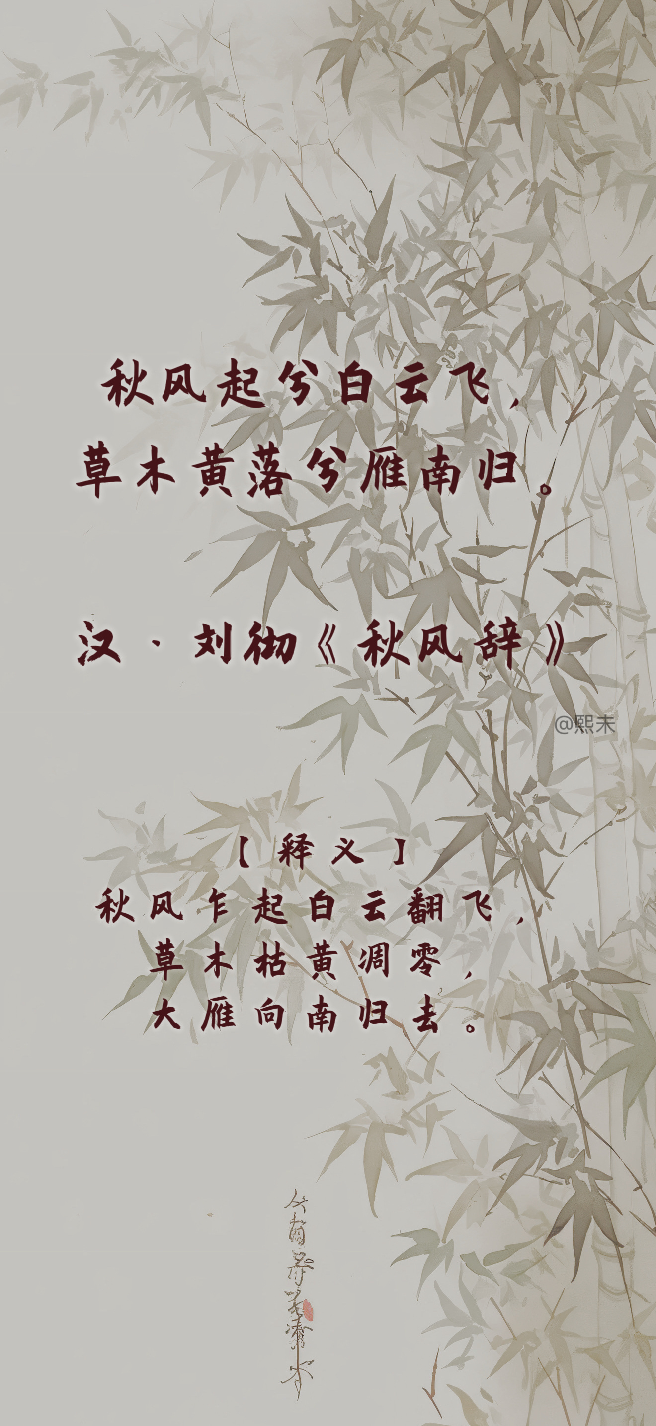 古人笔下一个飒字，写尽秋风万千模样。是风掠过草木的声响，是落叶漫过街巷的清旷。一