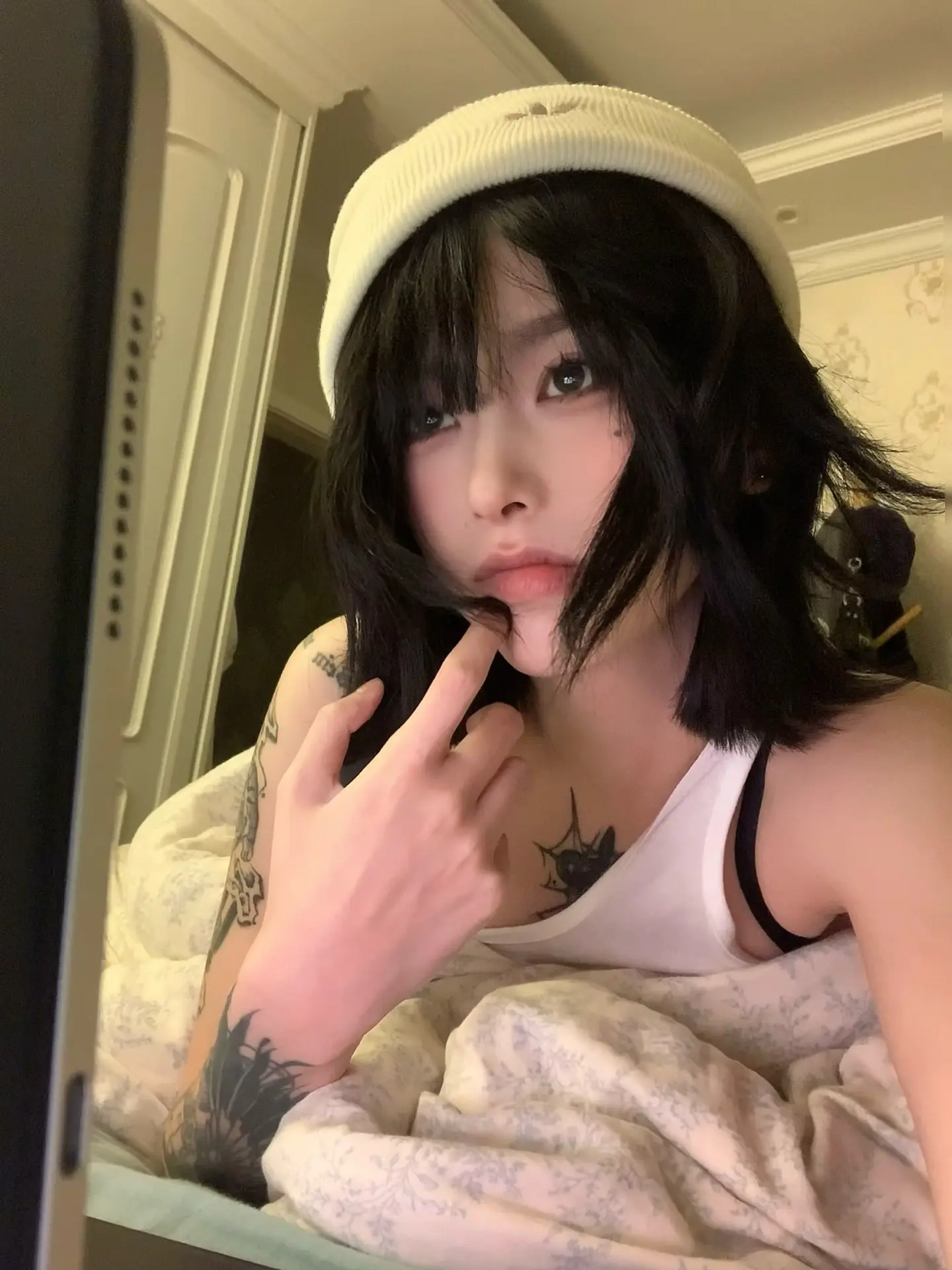 刘海长了喔