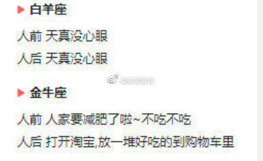 十二星座人前人后是啥样子？准到不会再爱了！#星座性格# ​​​​