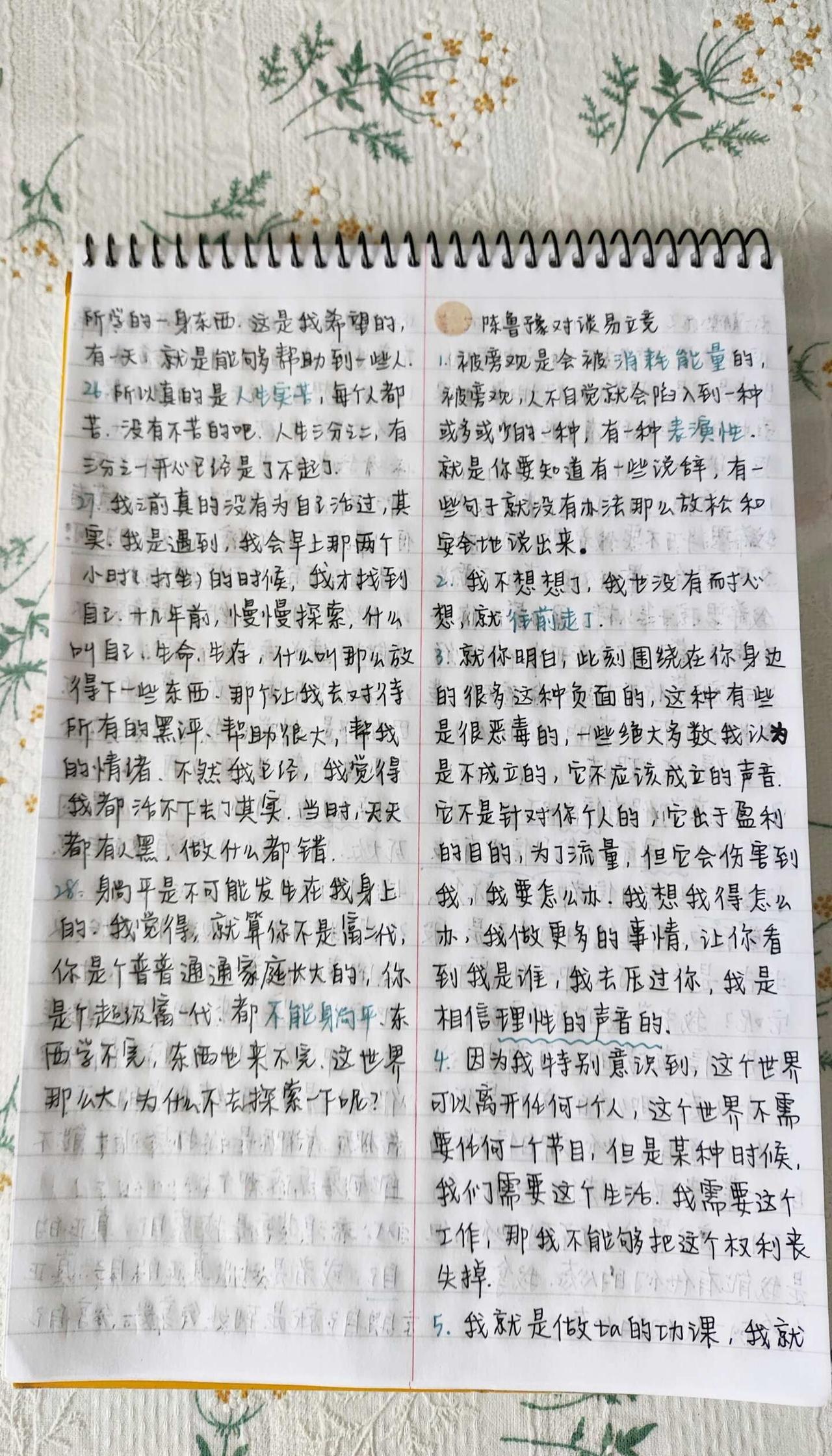 所思所感06｜陈鲁豫对谈易立竞：不容易
看完易立竞对话向佐那一期，我对易立竞产生