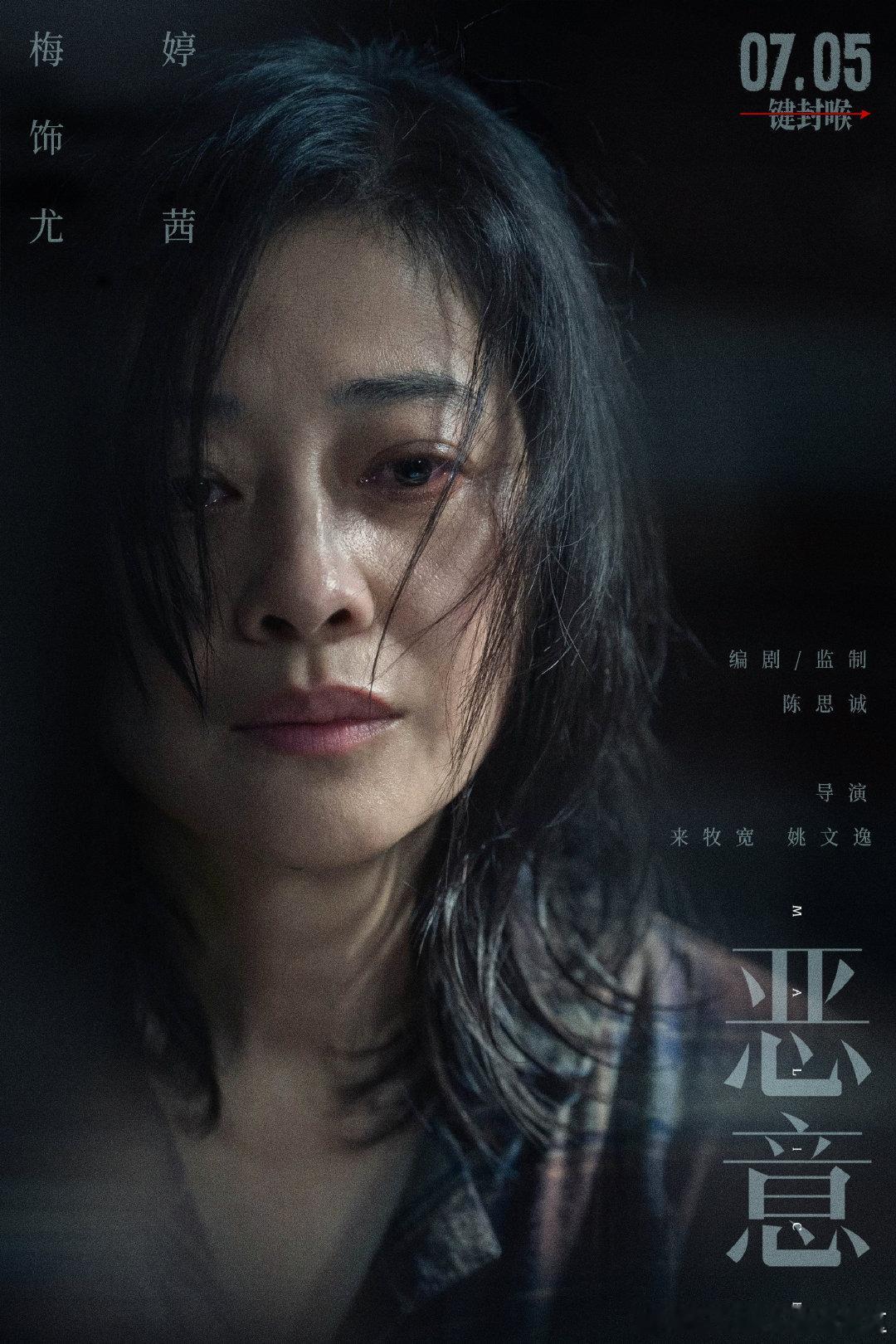 电影恶意全阵容官宣[打call]张小斐领衔主演，梅婷、陈雨锶、杨恩又主演，黄轩特