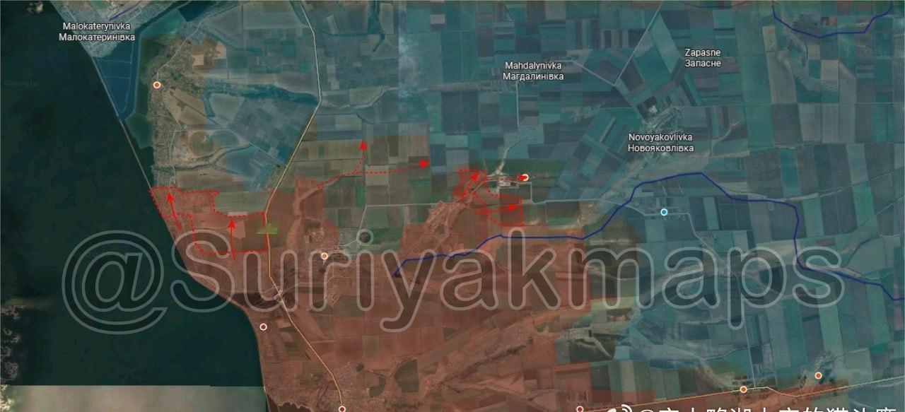 扎波罗热城瓦西里耶夫方向的局势：俄罗斯军队继续清理卢基亚诺夫斯基居民区，并在其周