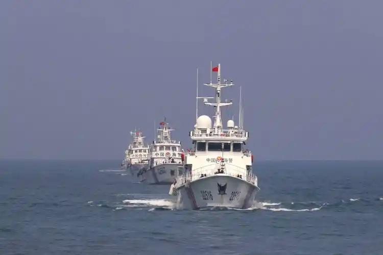 17艘船围过来，台方连“监控”俩字都不敢写了
10月5日这天，台湾方面照例发了一