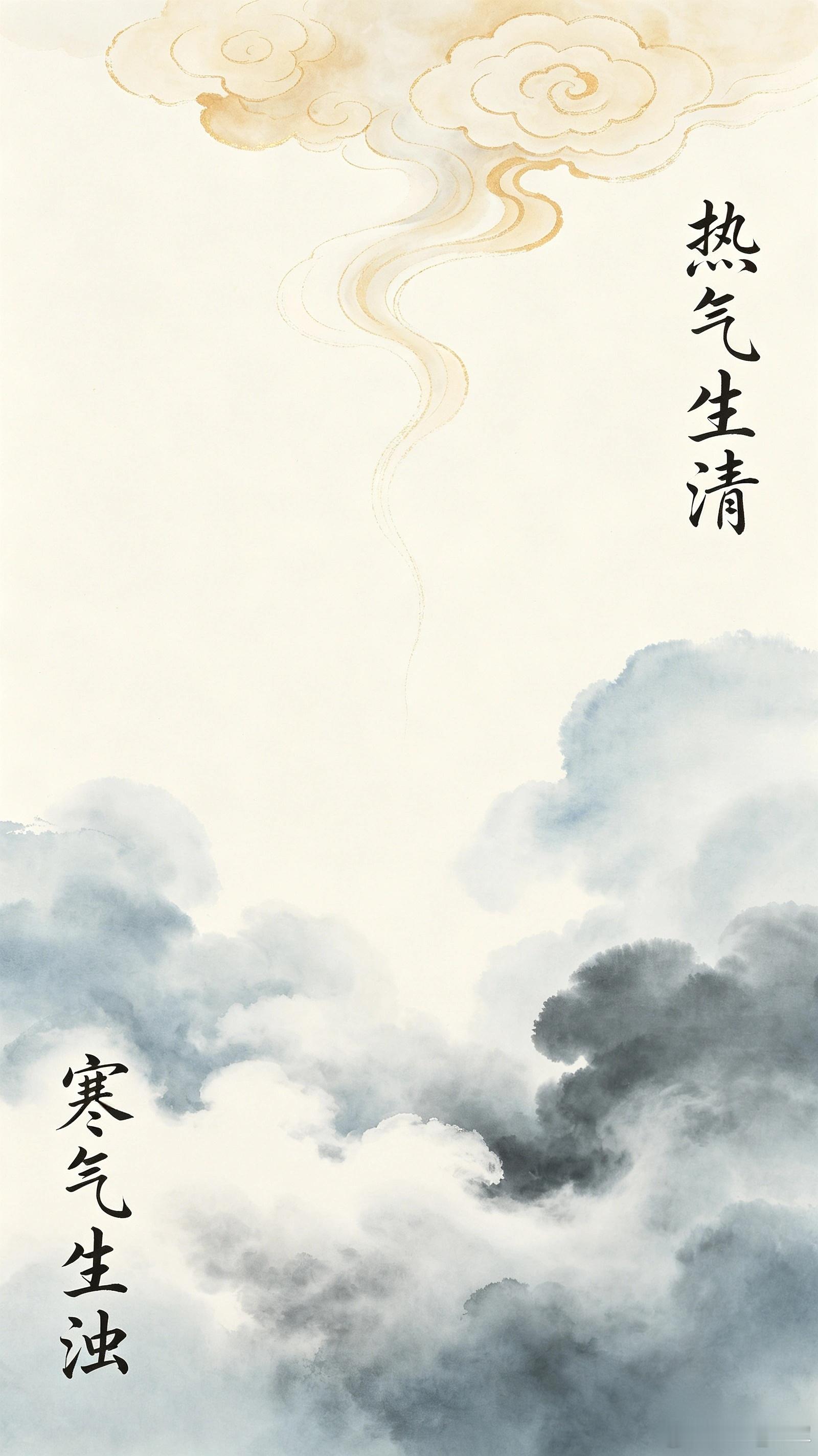 一、内经底层原文依据《黄帝内经》：寒气收引凝滞，热气升散宣通清阳主升、轻、通透；
