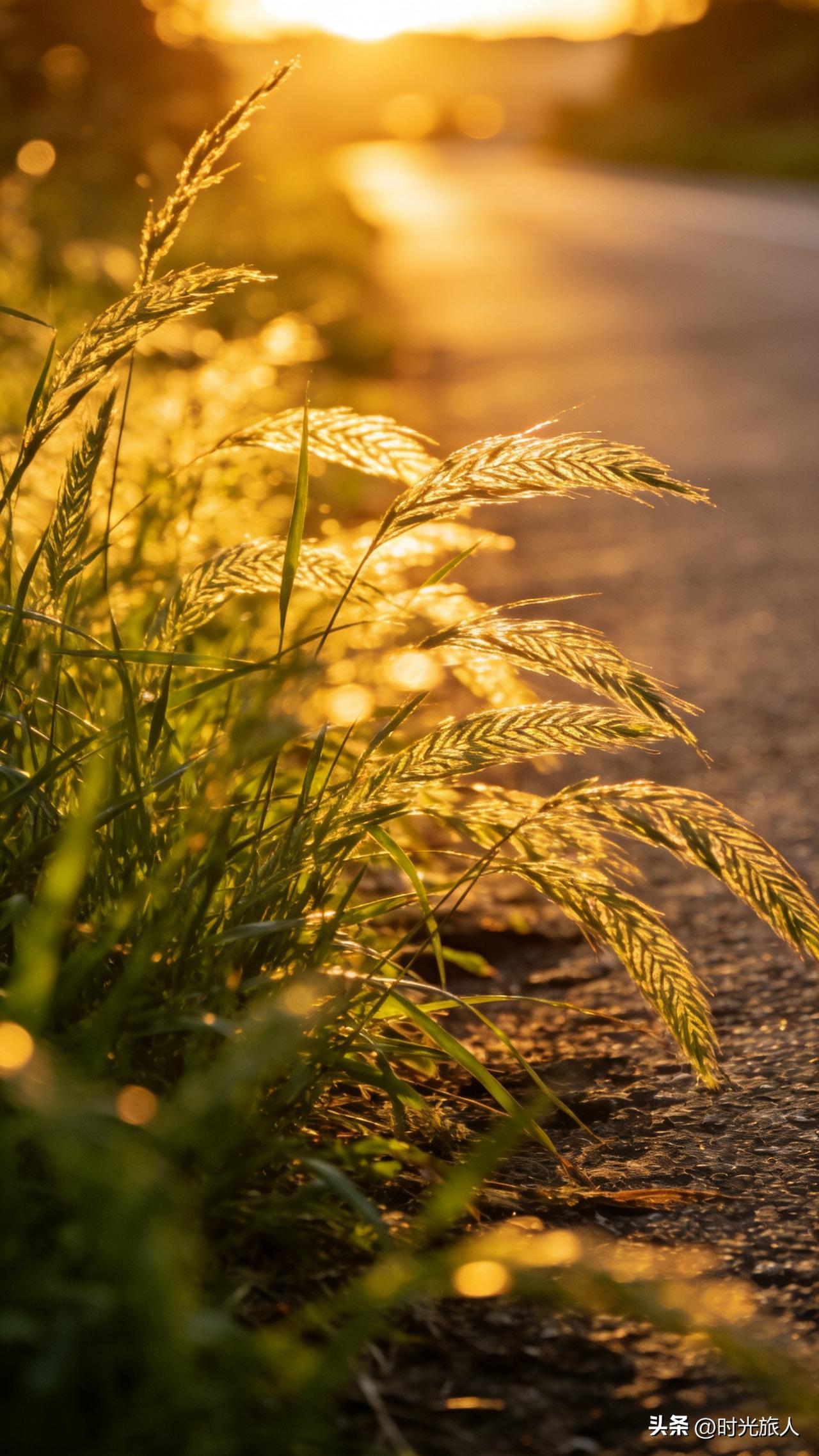 昨天傍晚在江边散步，晚霞把江面铺得像块锦绣，可惜没来得及拍，就用AI画了张意境图