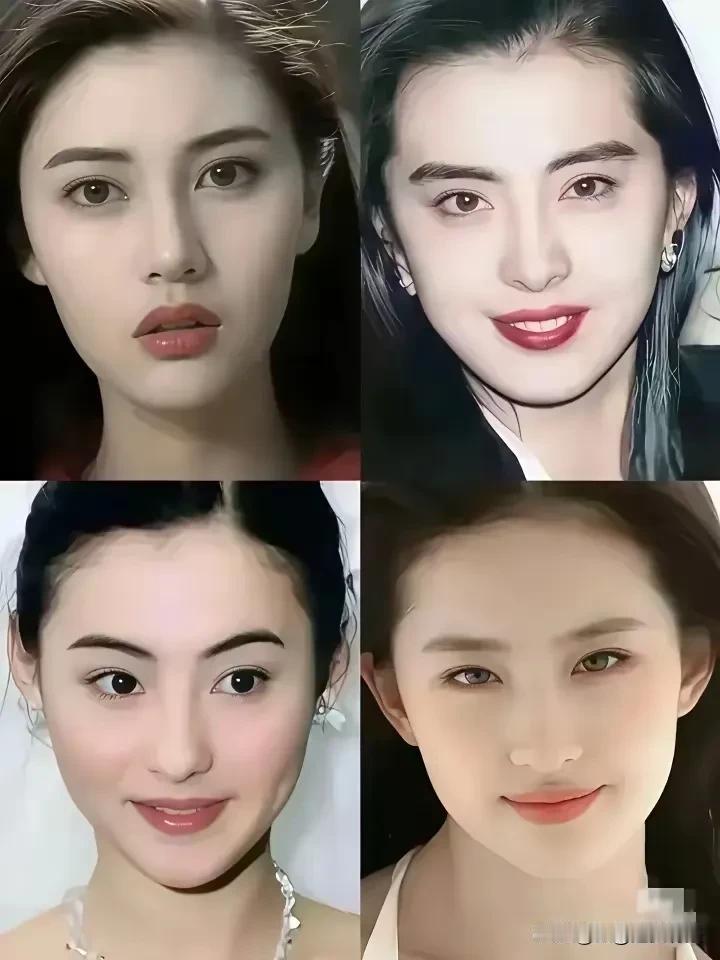 也许在这几个美人当中，刘亦菲的五官最普通，但是，论纯度刘亦菲，仿佛已经达到了极限