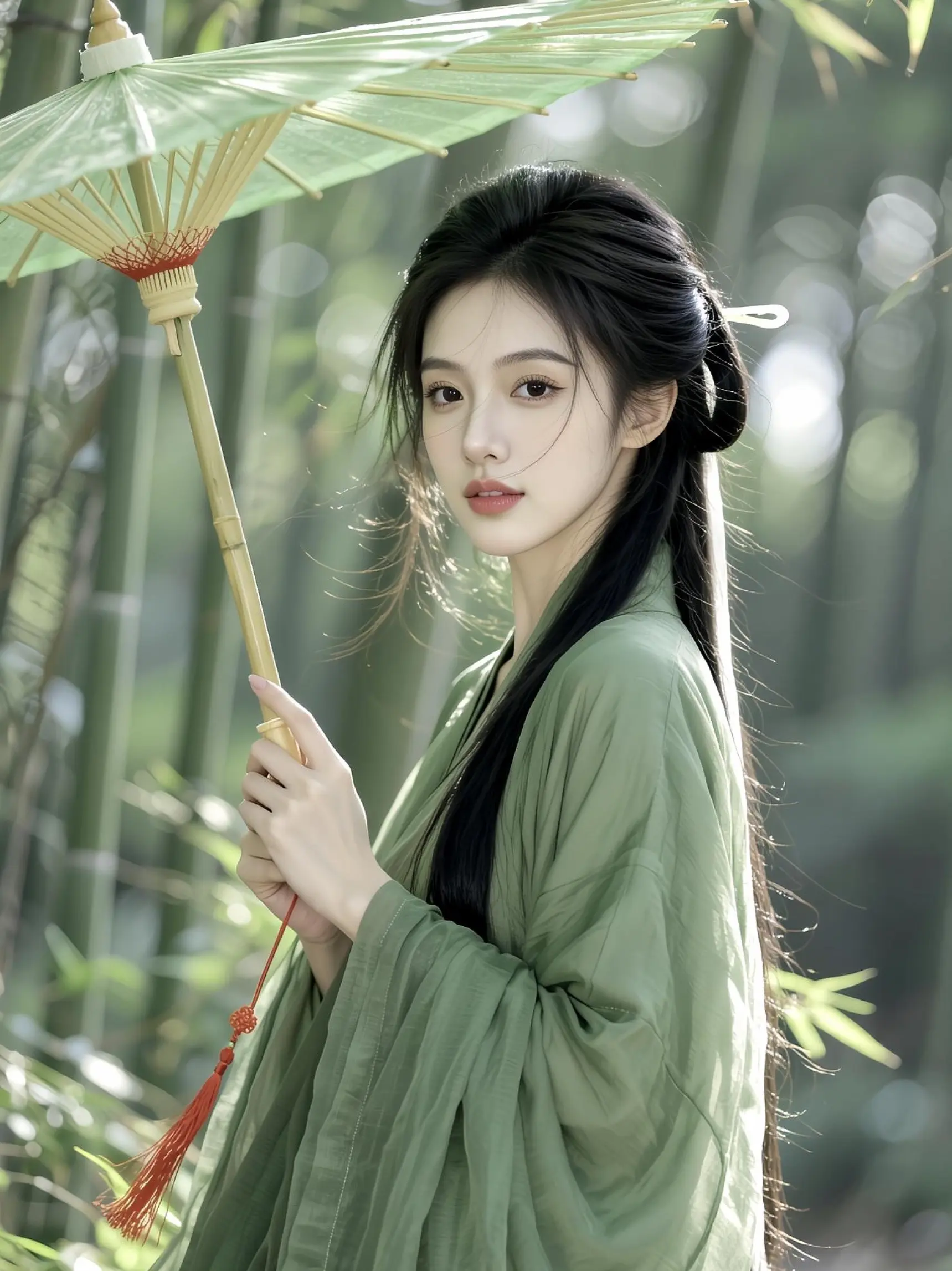 ai创作 玩法合伙人计划 随变一拍都很夯 ai创作 古风清冷佳人