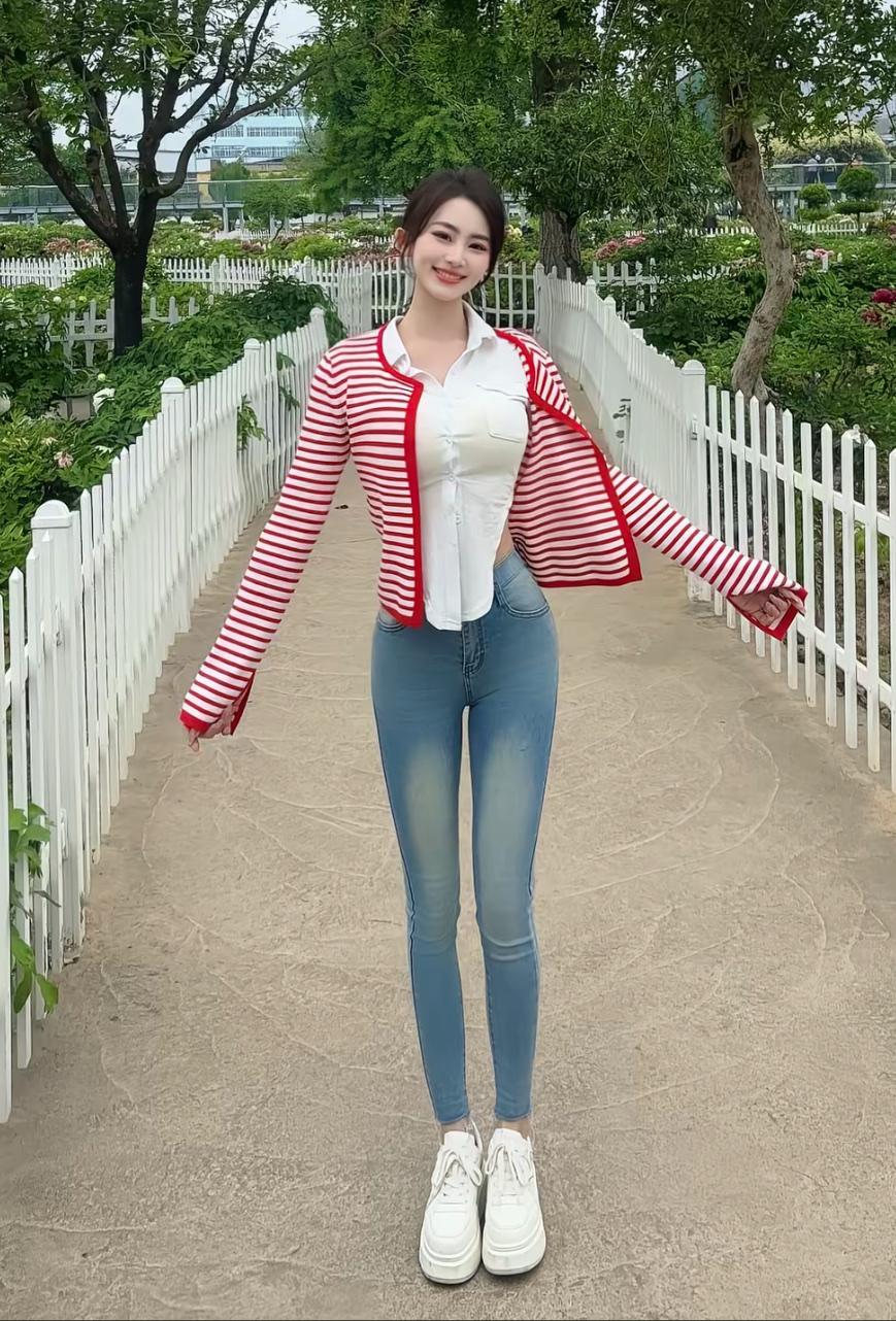 女生怎么穿搭会看上去很优雅你们觉得穿牛仔裤好看还是瑜伽裤好看、我个人认为只要自己